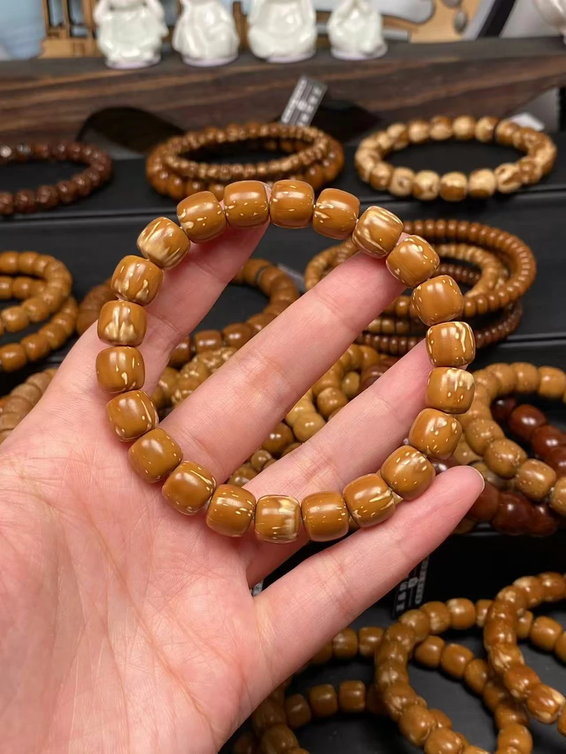 紫金鼠实心火焰老型手串尺寸10.5