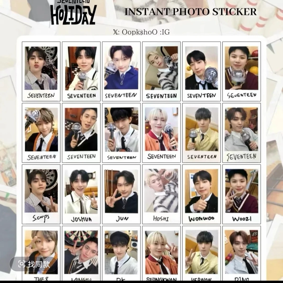 【国现】SEVENTEEN 2025 日本FM《Holiday》周边 随机卡