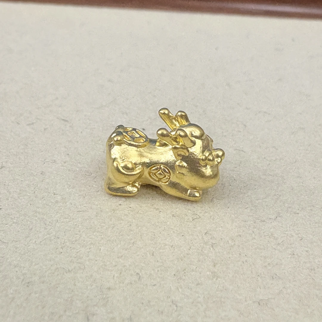中号黄金貔貅宝宝足金DP0176