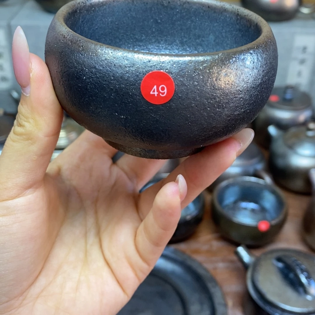 用***4云南建水紫陶柴烧杯