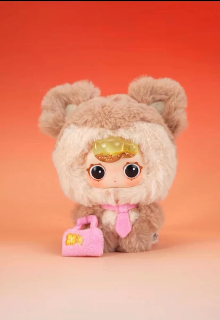 新品娃三岁OO崽初代春日花财毛绒盲盒潮玩摆件创意可爱公仔礼物