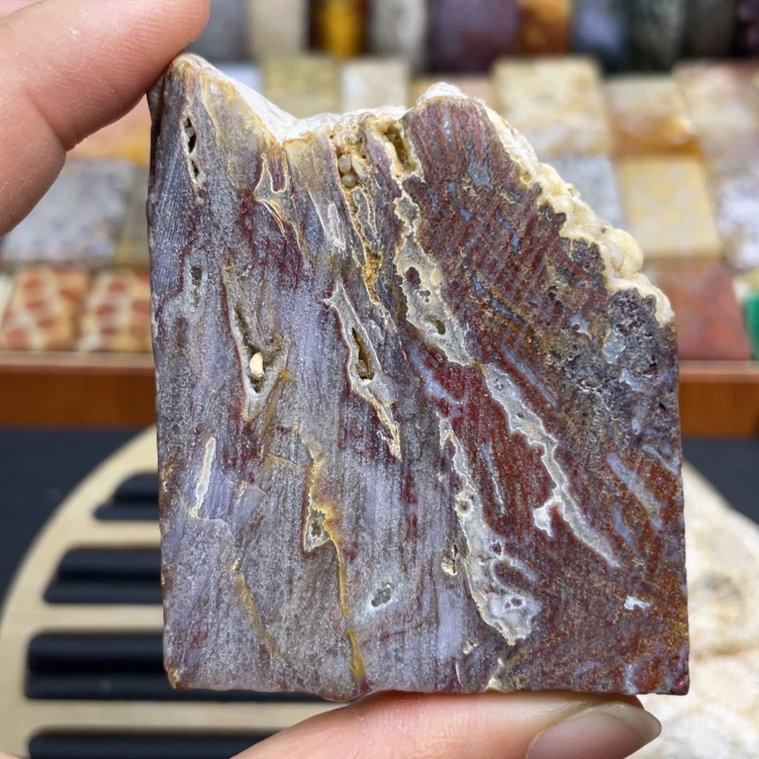 硅化玉未镶嵌颈饰k49