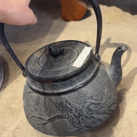蜜安罐瓷香炉锡茶则
