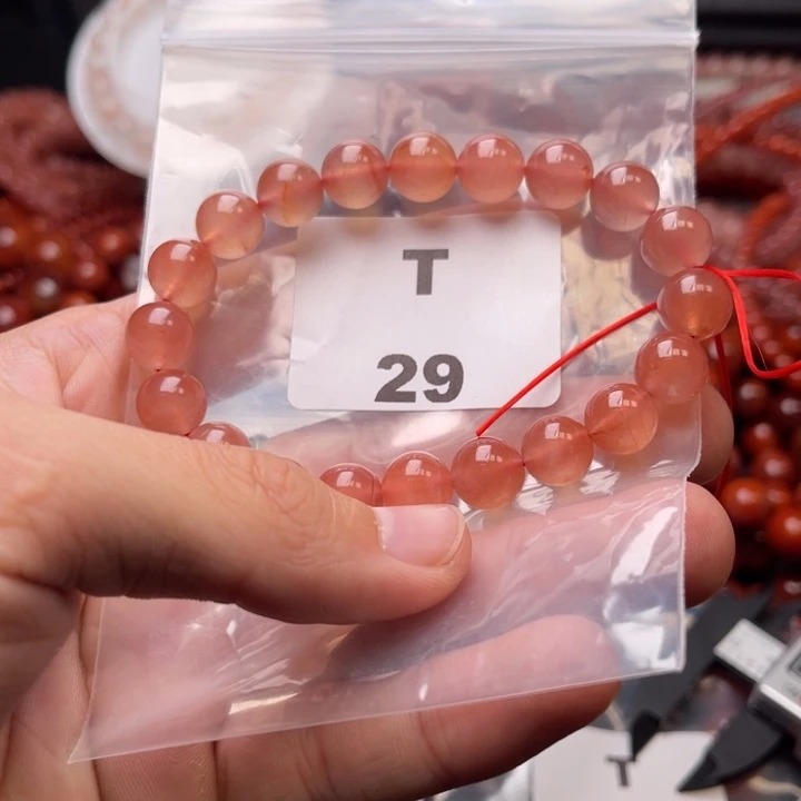 南红玛瑙未镶嵌多样性发货默认微瑕称重9mm