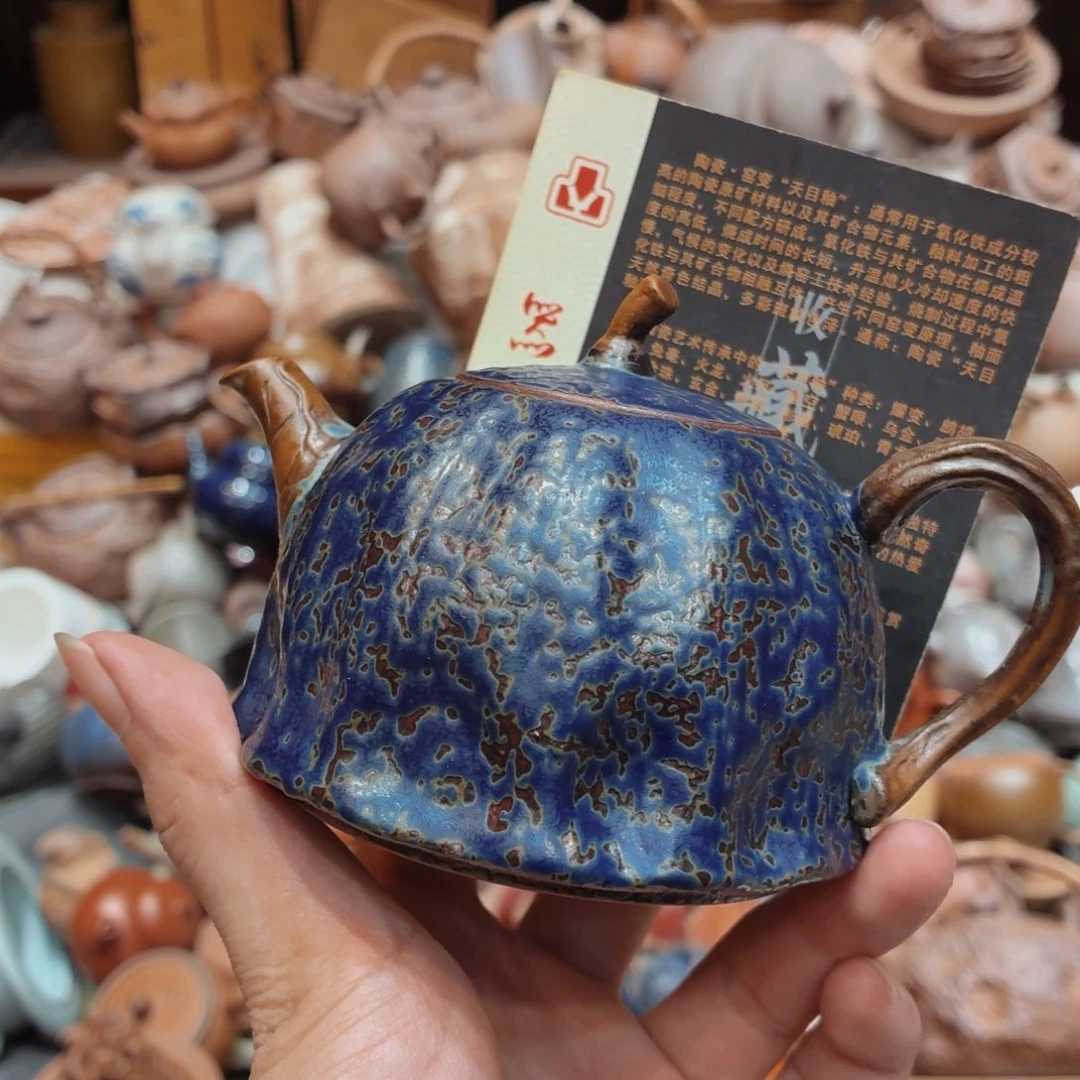 柴烧老岩泥高温茶器皿