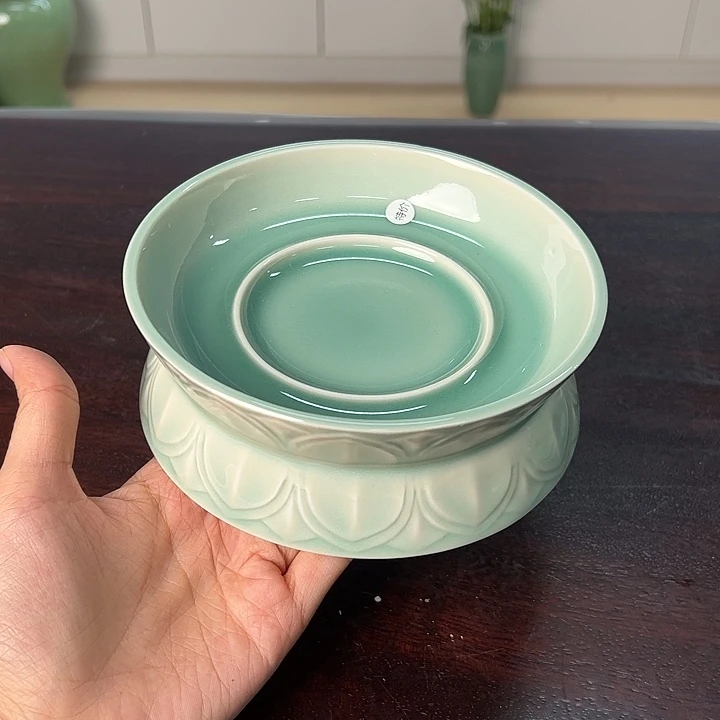 龙泉云间青瓷小米茶器