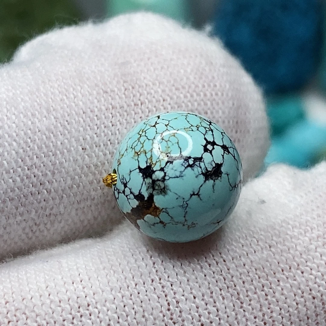 绿松石未镶嵌天然原矿 带武汉地大证书