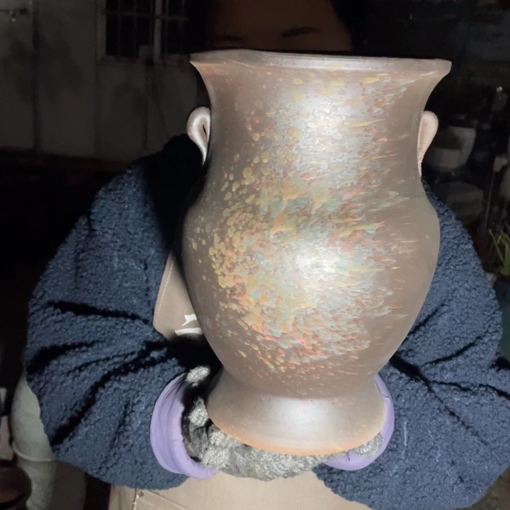 紫砂花盆口20高30瑕疵瑕疵