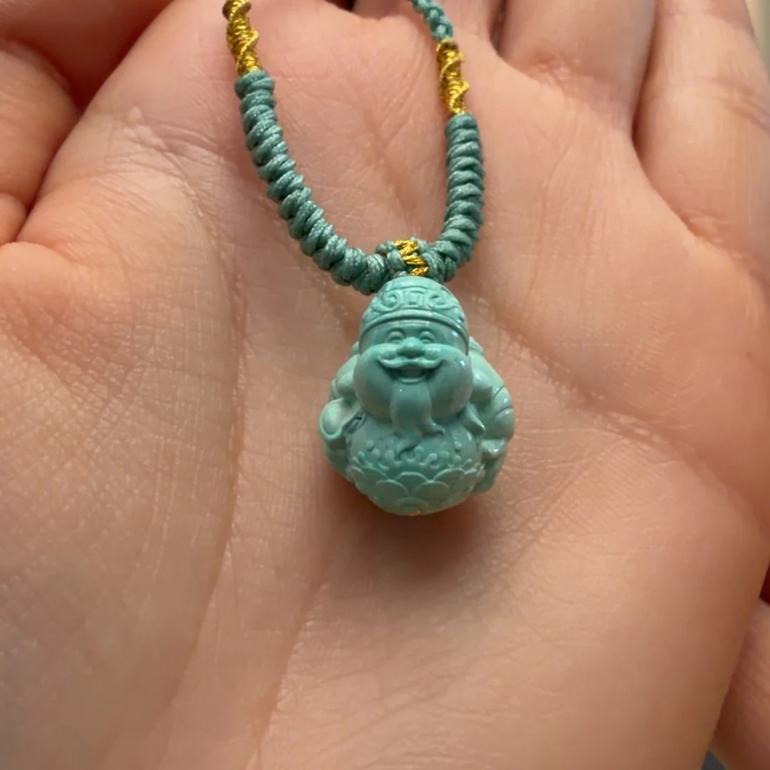 绿松石未镶嵌颈饰