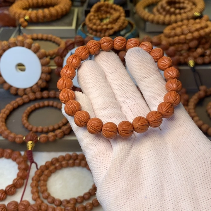 良***辰手串桃核秦岭龙纹