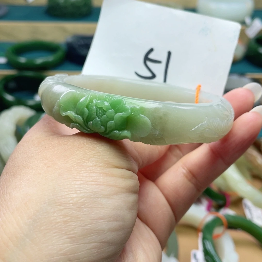 未镶嵌手镯和田玉圈口59