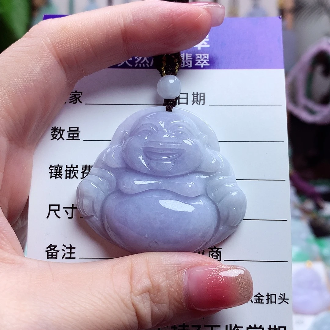 T***n颈饰未镶嵌翡翠佛公