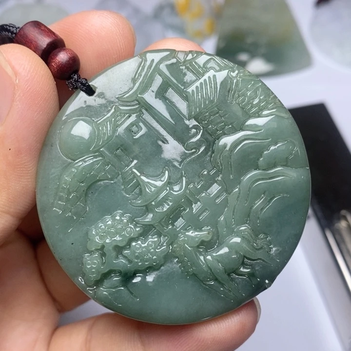 颈饰未镶嵌翡翠翡翠