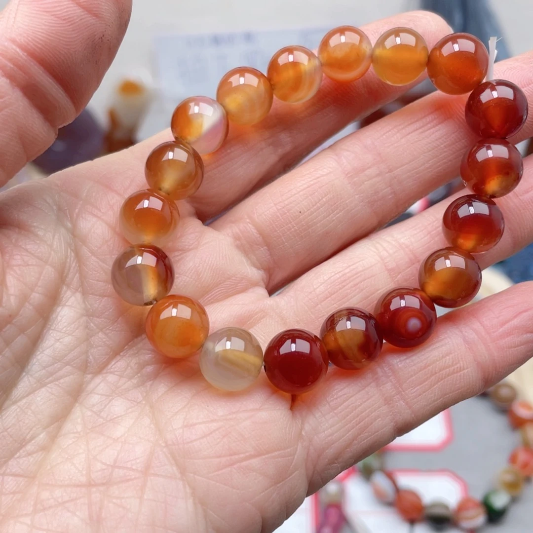 玛瑙/玉髓颈饰合金春**开