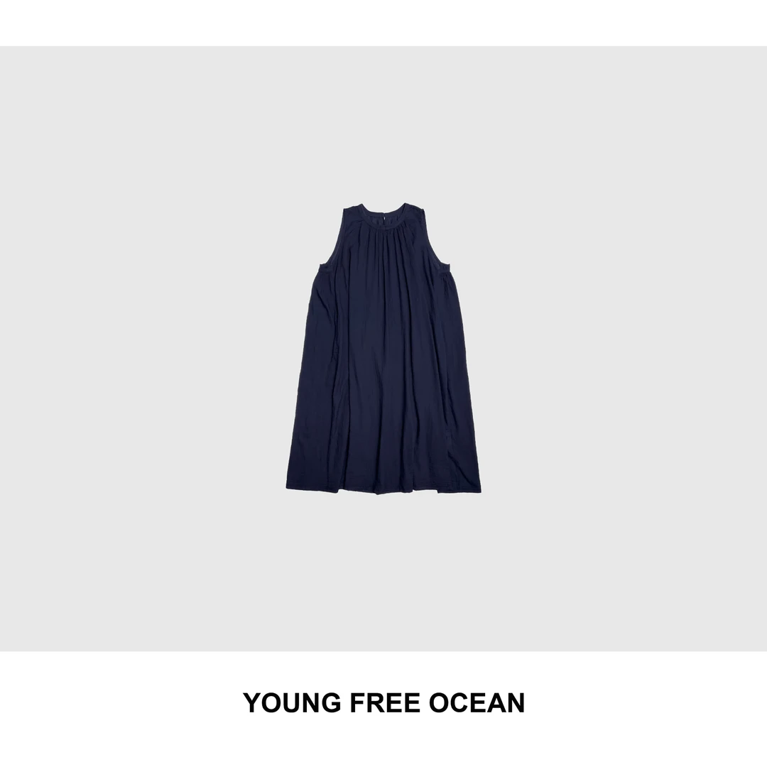 YOUNG FREE OCEAN2025夏款 背心沙滩连衣裙22033
