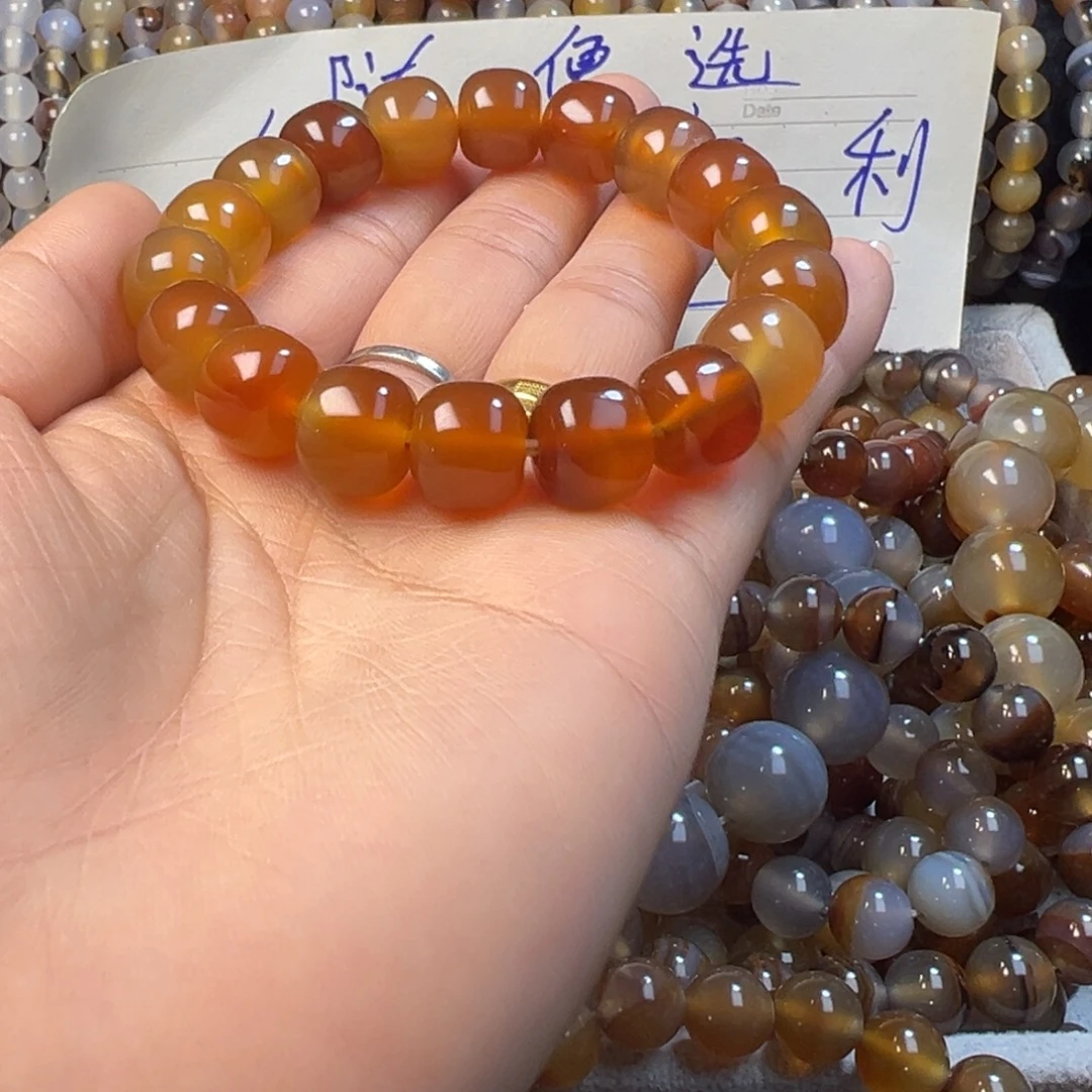 玛瑙/玉髓未镶嵌手链