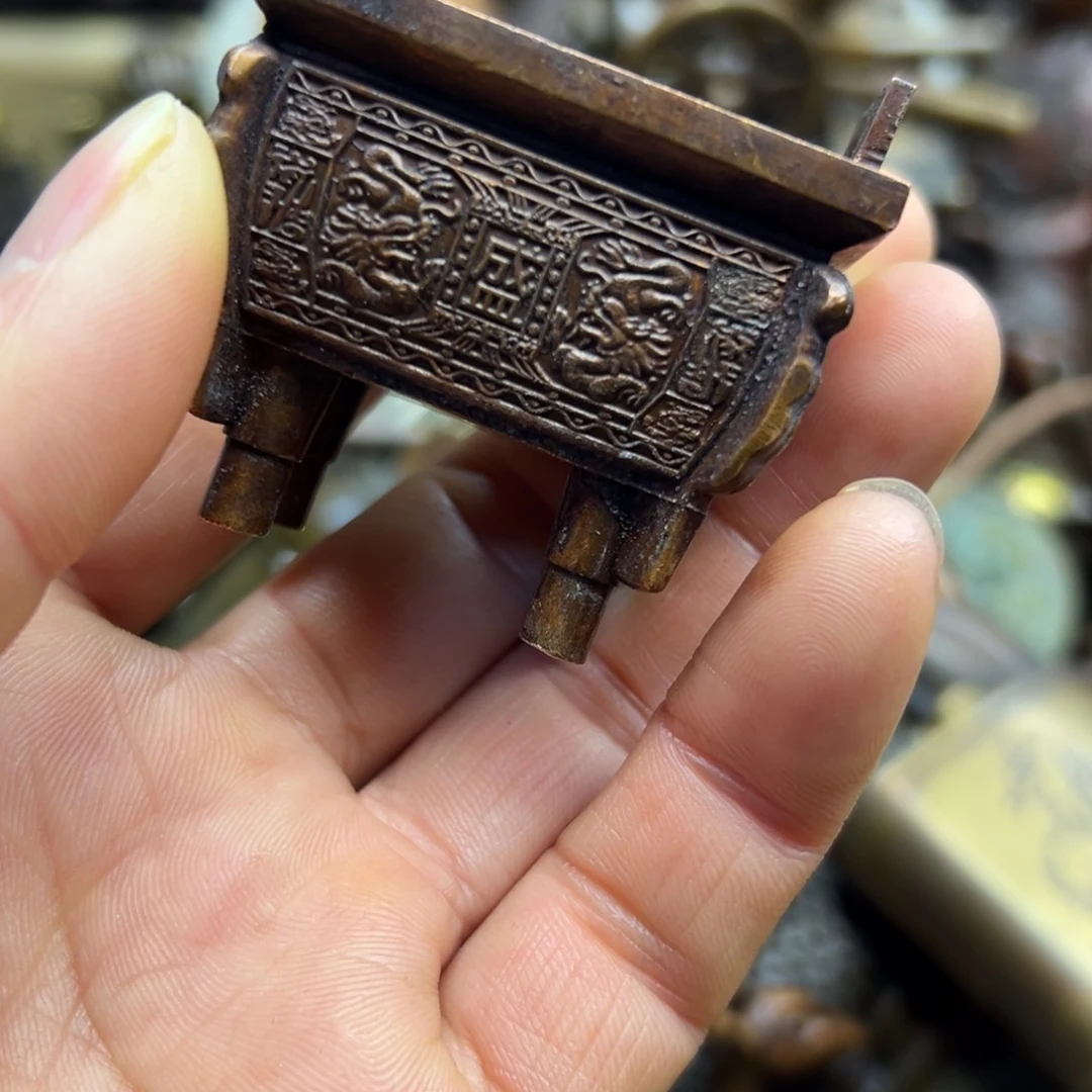 铜摆件欢迎欢迎你