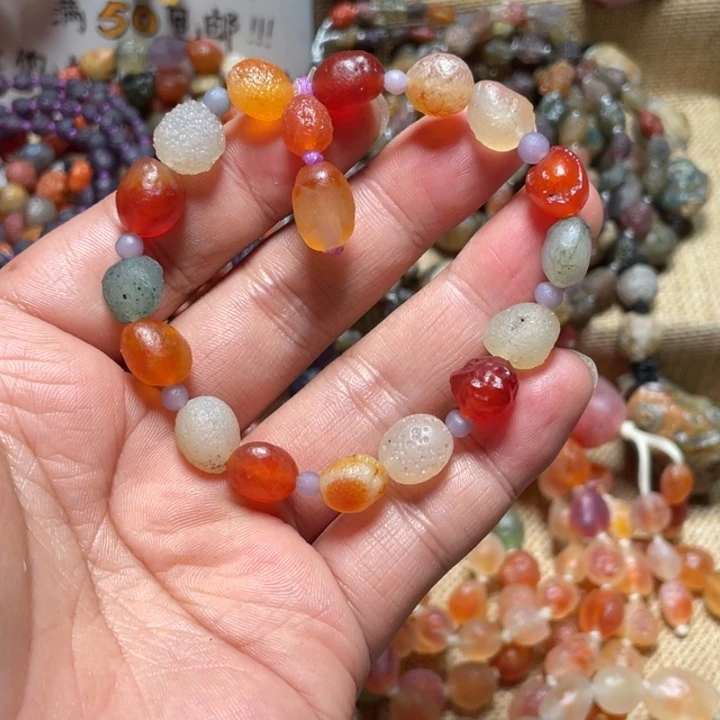 玛瑙/玉髓合金手链