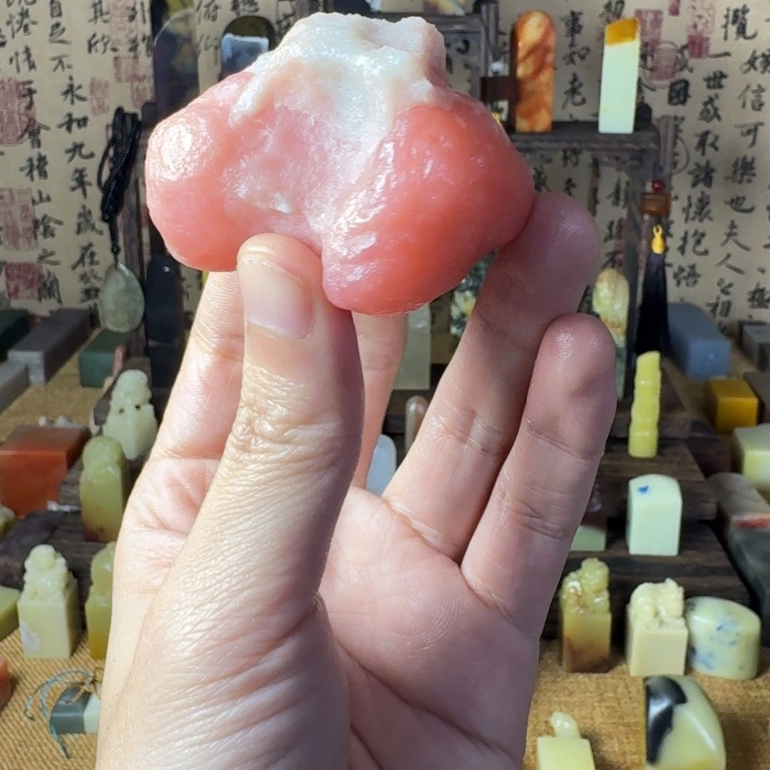 是***呀昌化石印石云南龙蛋粉