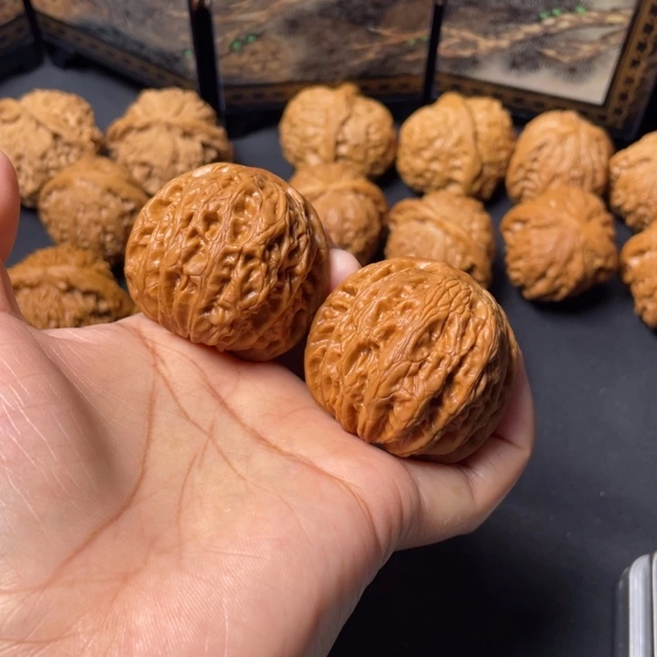 文玩核桃把件41铁锤