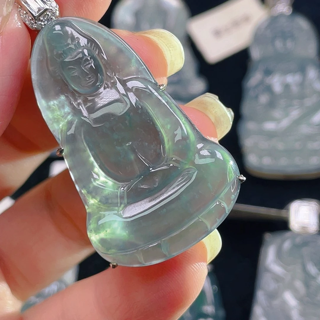 颈饰未镶嵌翡翠6，