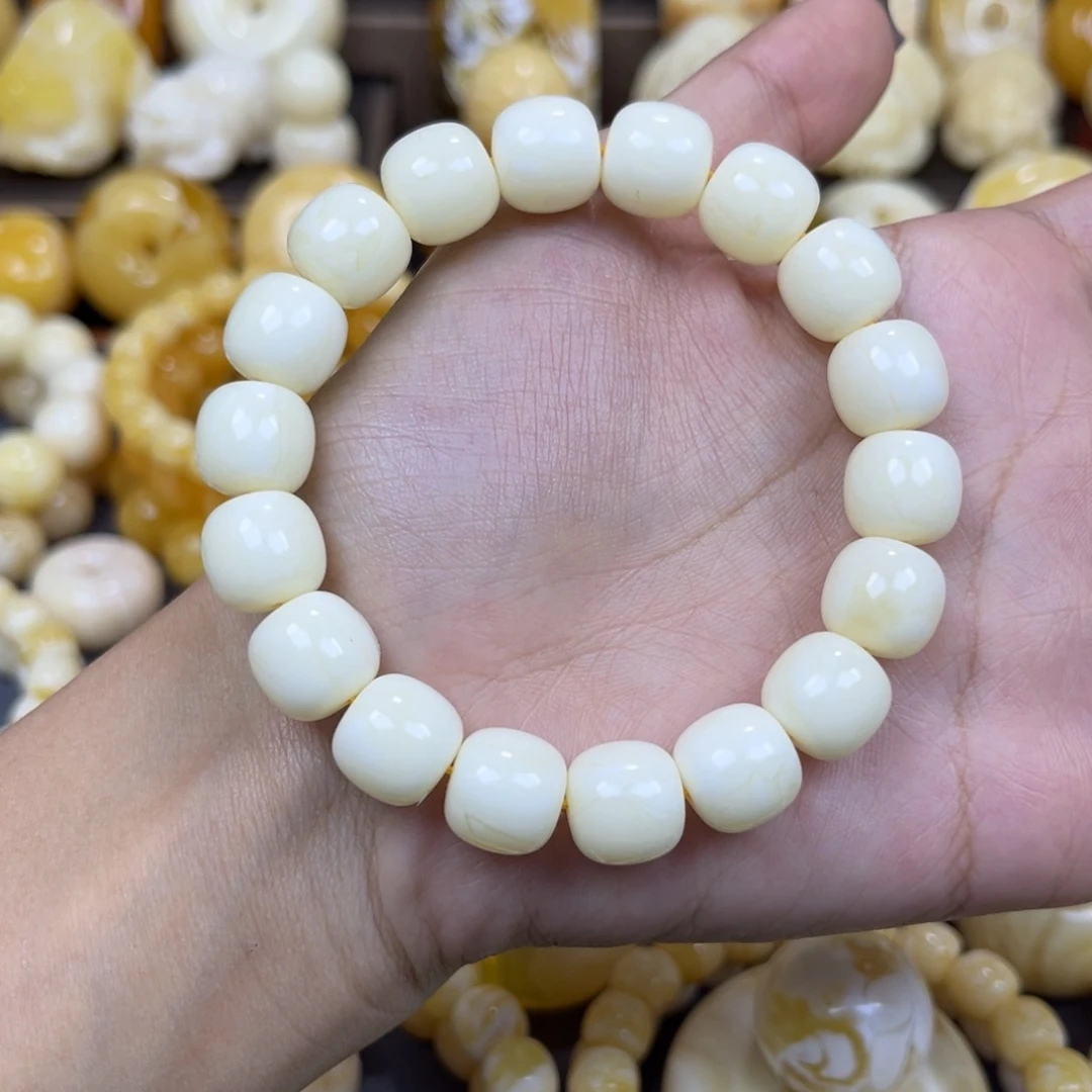 琥珀未镶嵌手串11+