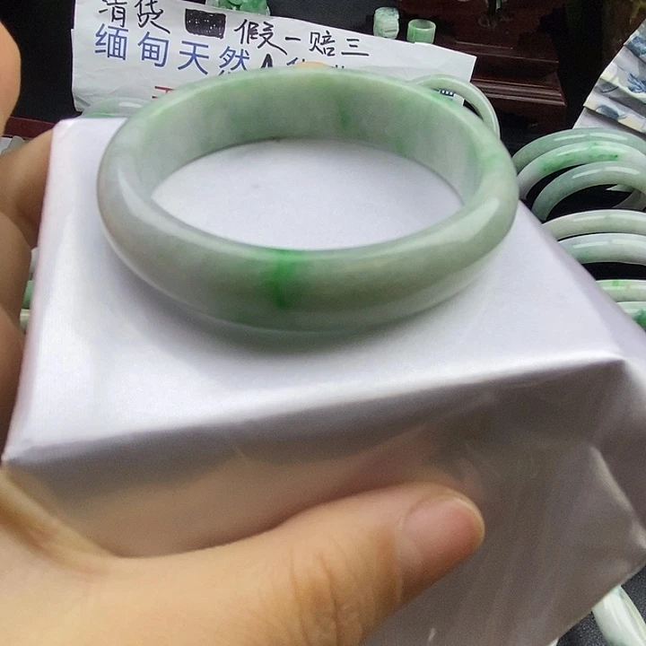 未镶嵌手链翡翠53.54贵妃
