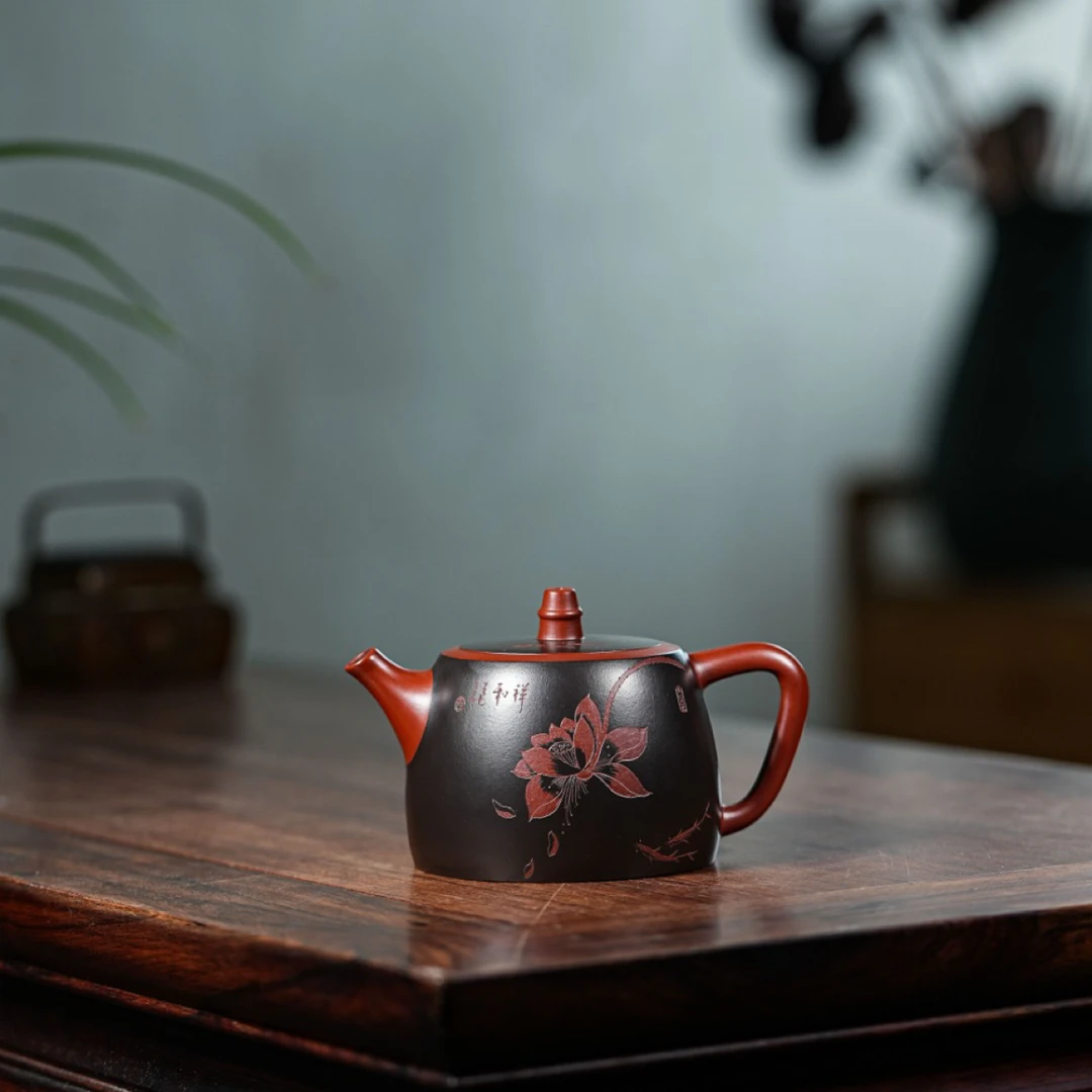 美壶推荐：【汉铎】225cc 泥料:原矿大红袍（粉浆）