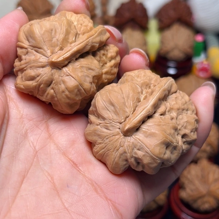 吊坠文玩核桃36一帆风顺