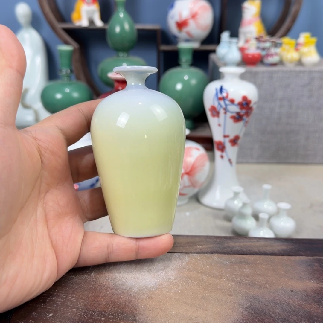 陶瓷手工小花器摆件