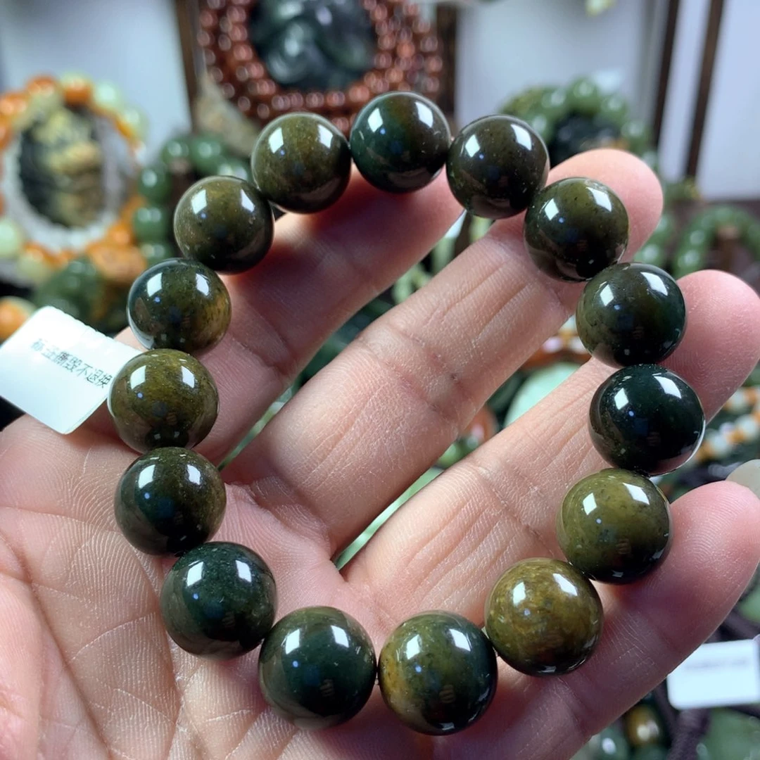 透闪石质玉手链未镶嵌