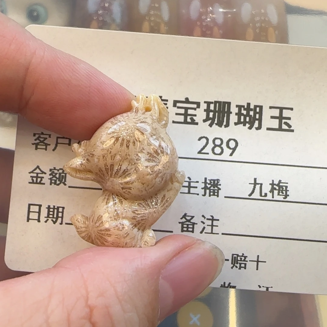硅化珊瑚（珊瑚玉）合金颈饰