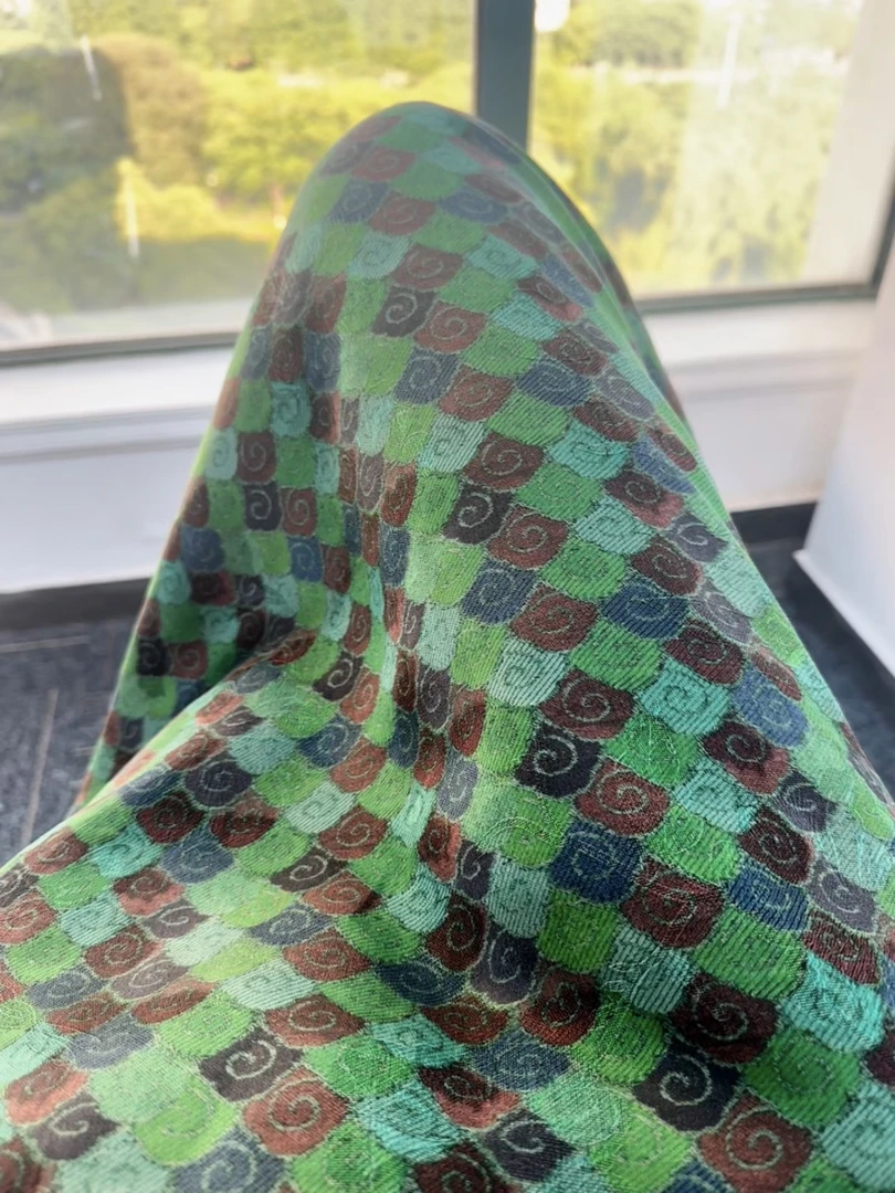 【蜗牛】28姆米小莨纱红云纱现货发（无退换）