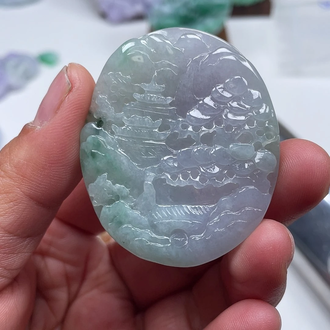 颈饰未镶嵌翡翠翡玉缘翡
