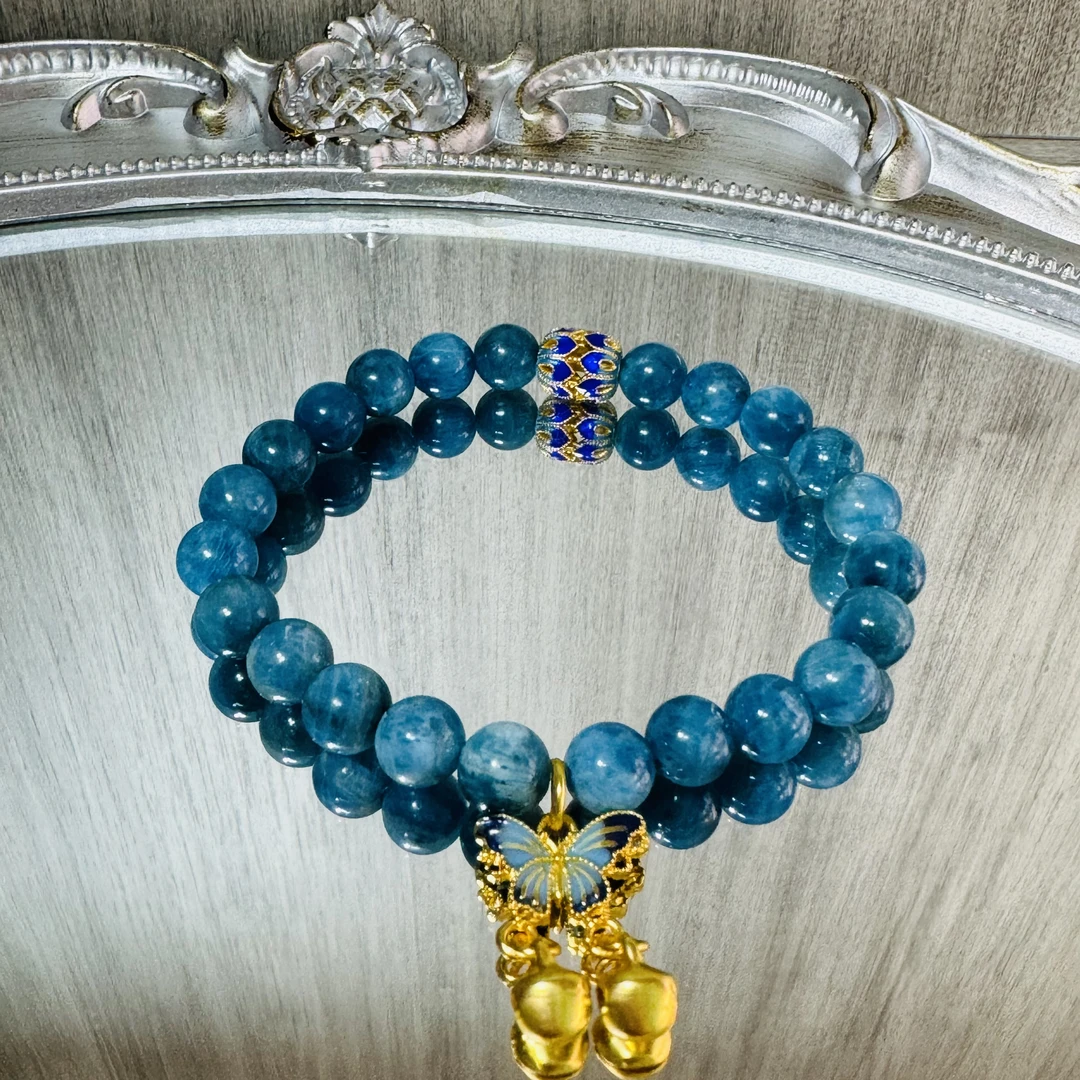 |星染|蓝磷辉设计款手串A0157