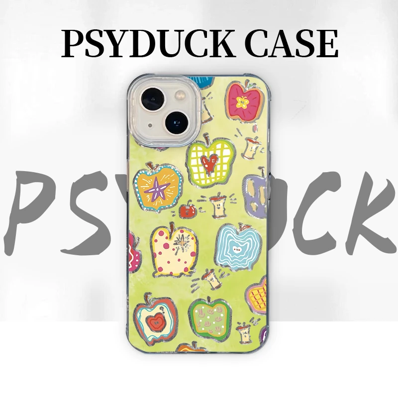 适用苹果华为一加小米苹果IMD羽纱创意动漫防摔手机壳