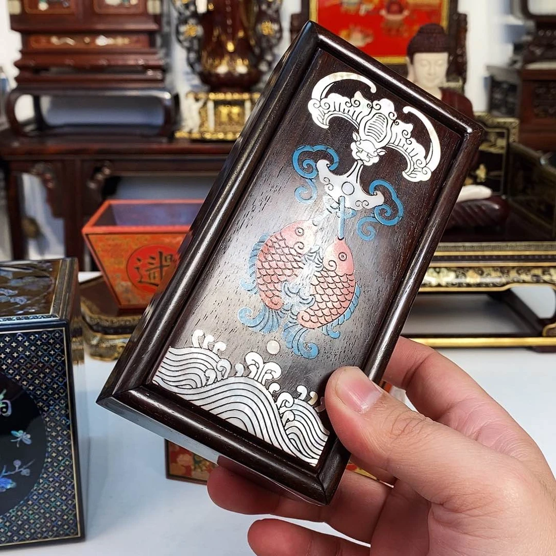 红酸枝木类成套家具大红酸枝盒子