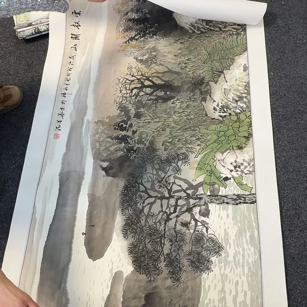 纯手绘国画作品好看