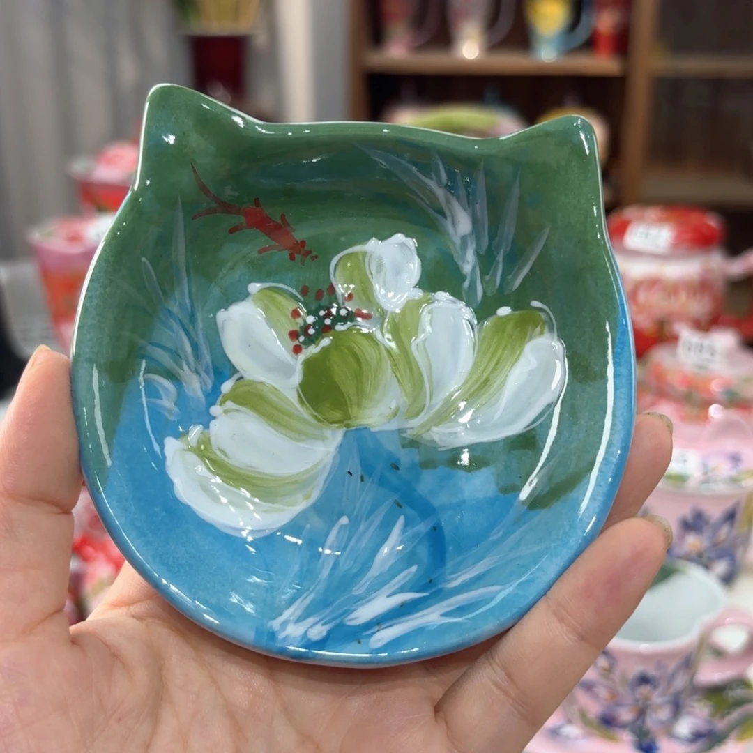 景德镇手绘高温釉下彩陶瓷茶具