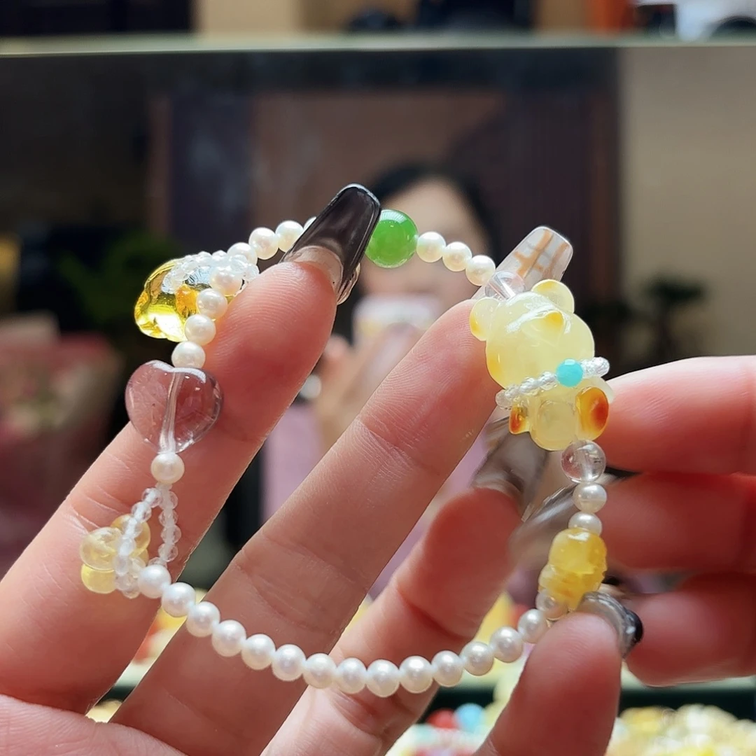 琥珀手链未镶嵌琥珀