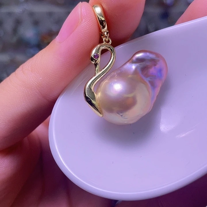 合金颈饰淡水珍珠07