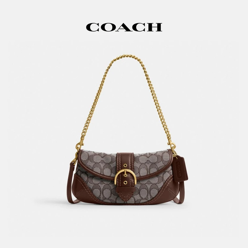 【新品】COACH/蔻驰 女士时尚百搭经典标志SOHO 25号手袋