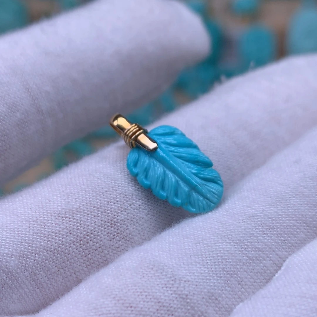 绿松石精品配饰未镶嵌