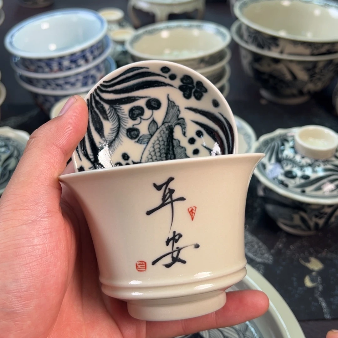 陶景德镇手工手绘陶瓷