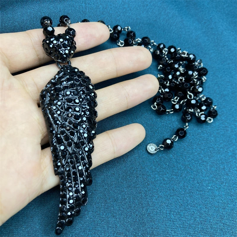 合金项链 BW2000哥特羽翼项链2-4【2070604-015】