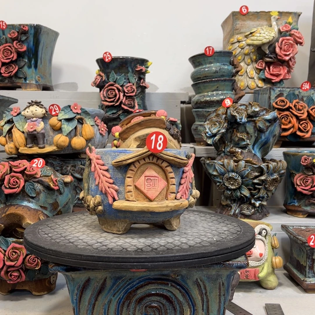 陶瓷18 号陶然花盆新年福利