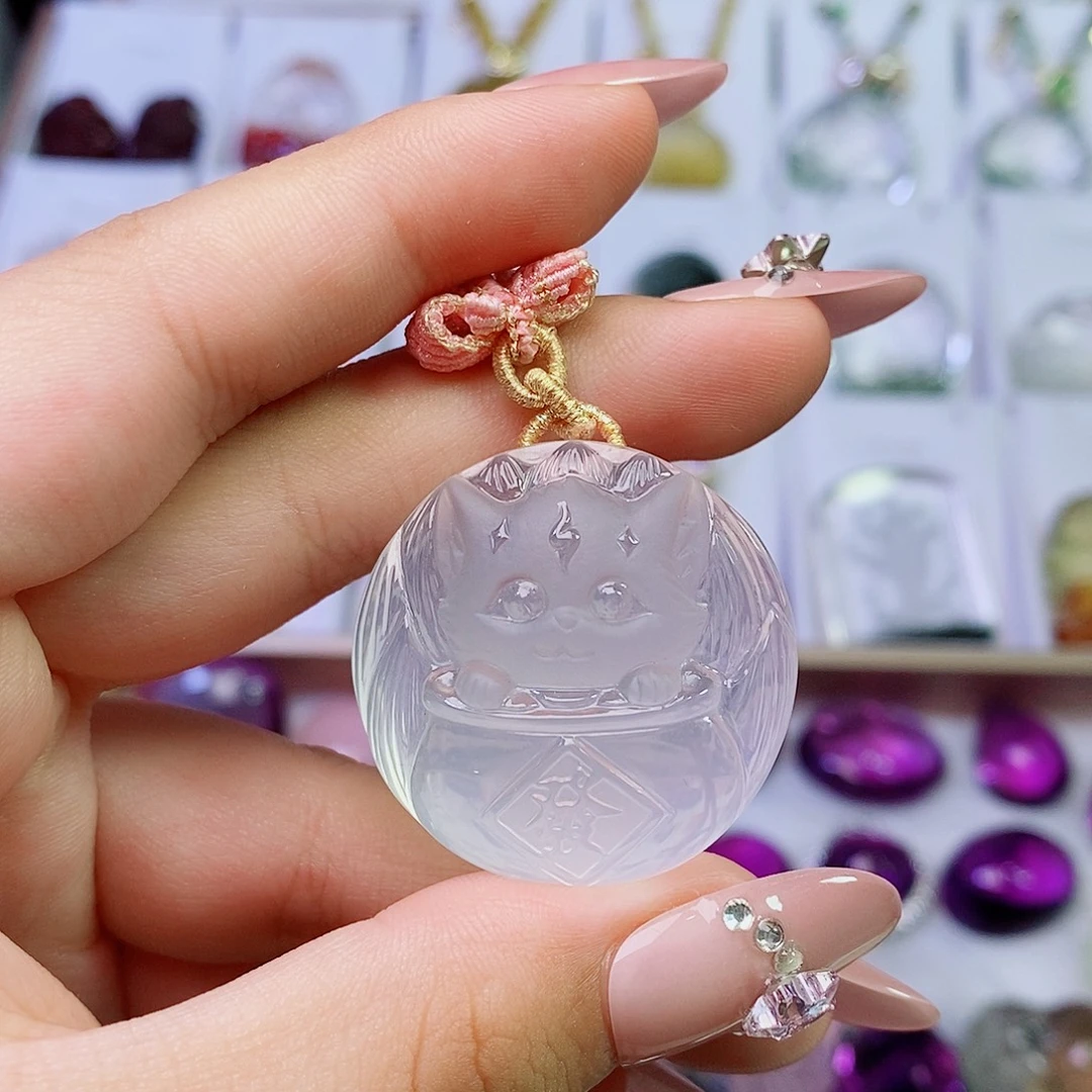 未镶嵌吊坠(赠链)水晶