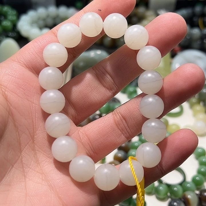 和田玉未镶嵌手链