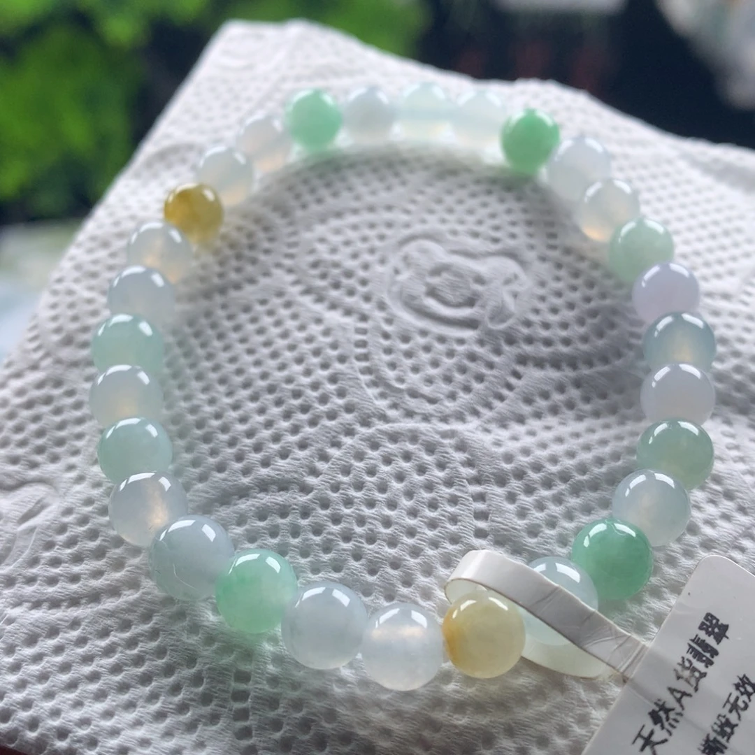 翡翠未镶嵌手链卡6