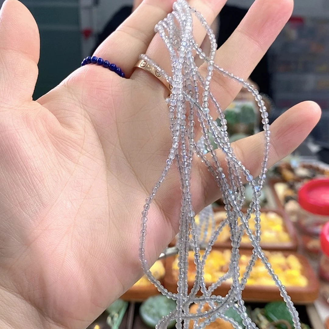 水晶银S925镶嵌颈饰月光